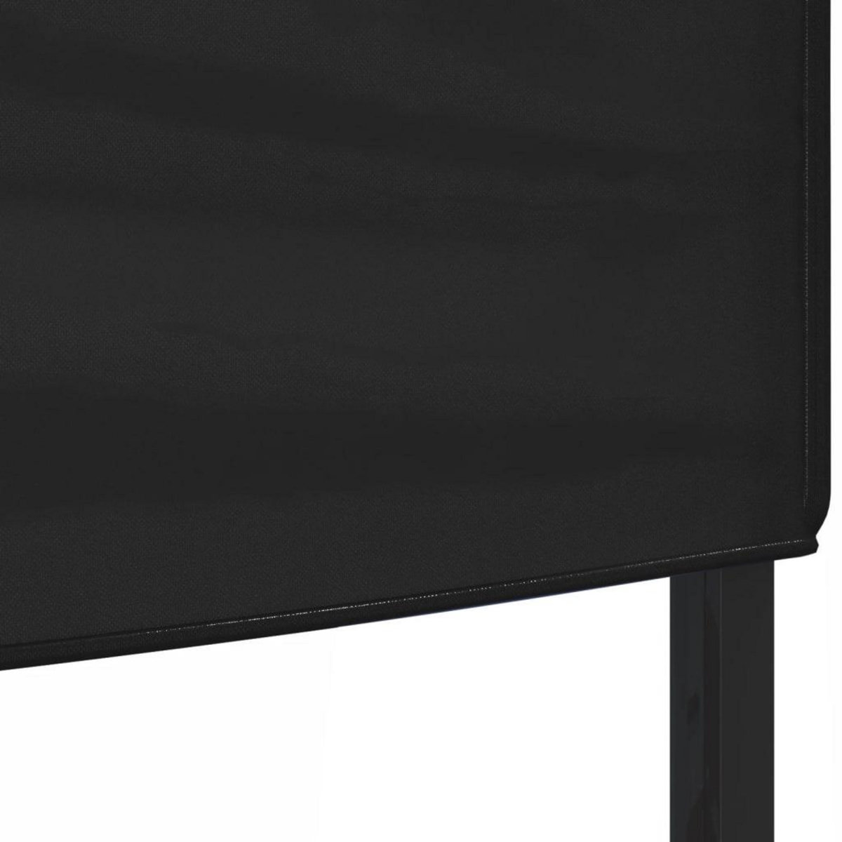 VIDAXL Tente de reception pliable Noir 3x3 m