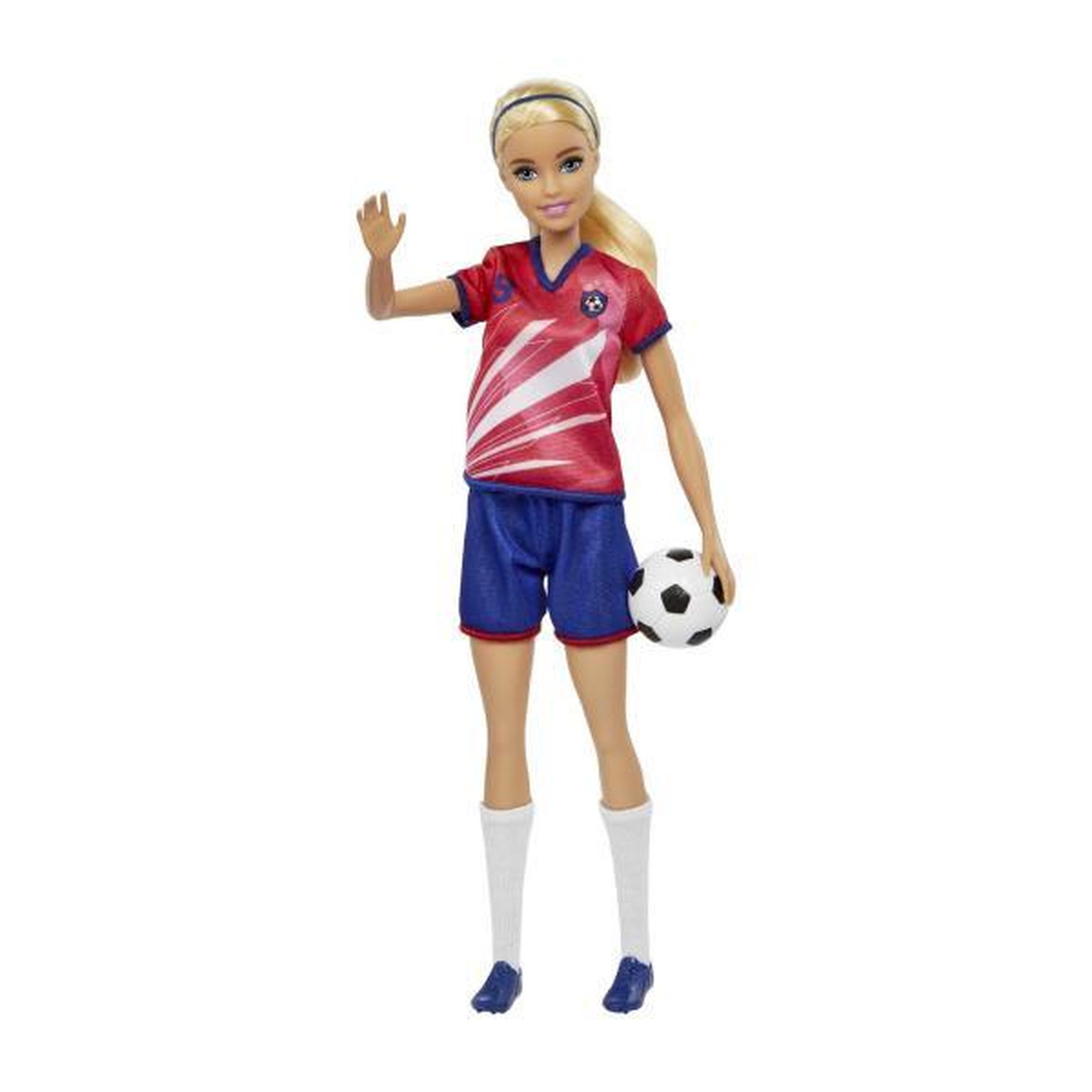 Voir la diapositive 4 : MATTEL Barbie - Barbie Footballeuse - Poupée Mannequin - Des 3 ans