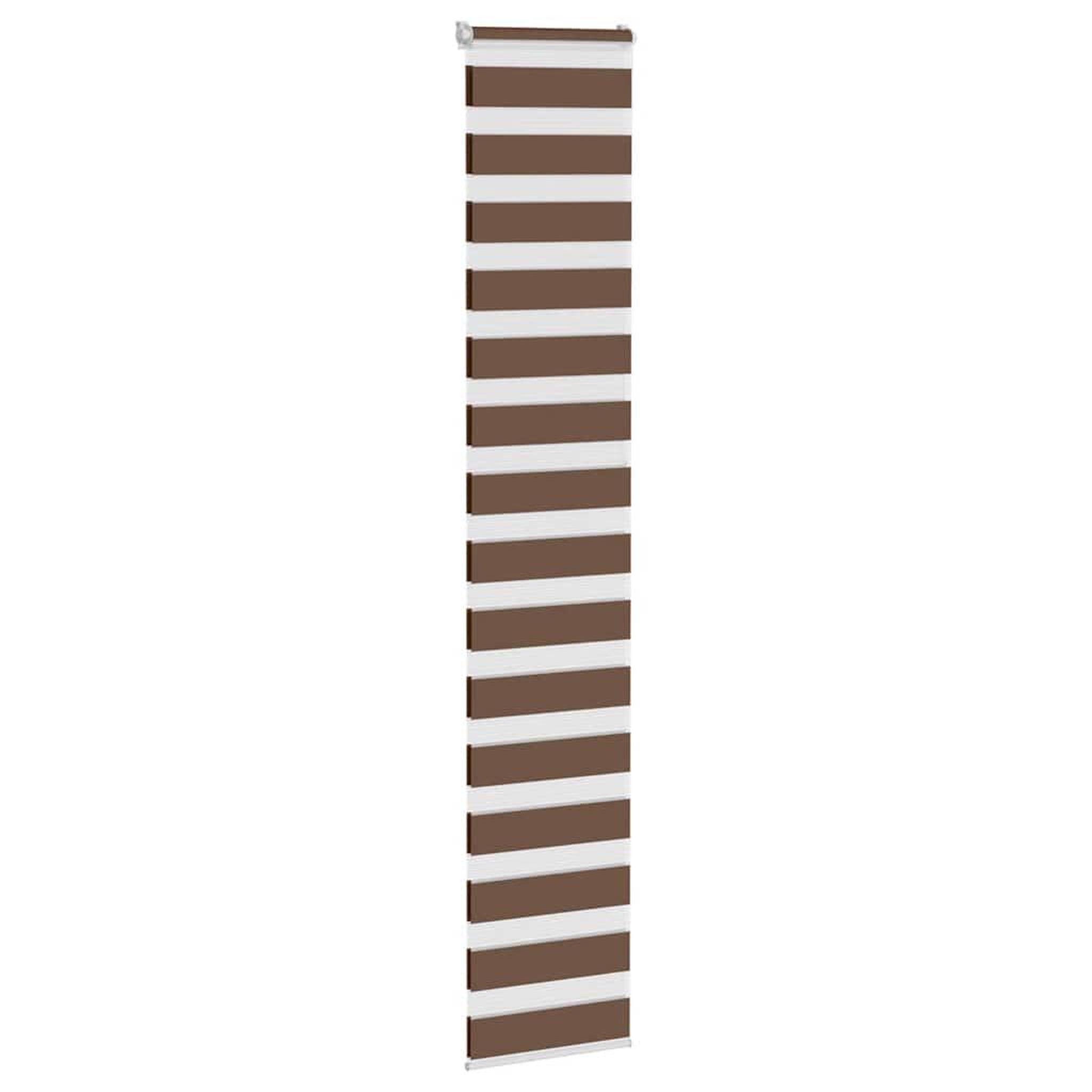 Voir la diapositive 3 : VIDAXL Store zebre marron 40x230 cm largeur du tissu 35,9 cm polyester