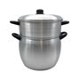Voir la diapositive 1 : Kitchen move Couscoussier induction MEKNES Argent Aluminium Ø30cm 16L