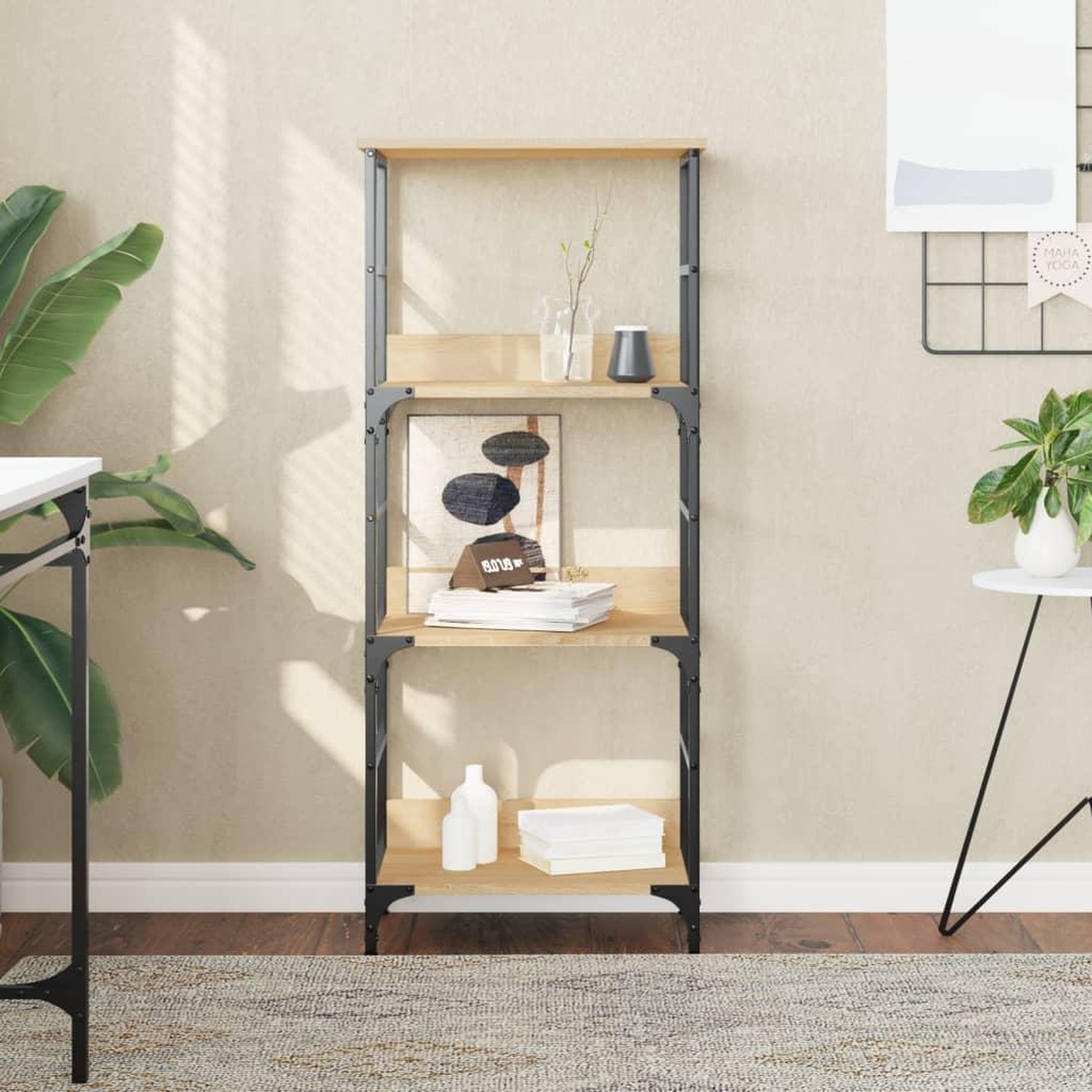VIDAXL Bibliotheque chene sonoma 50x33x117,5 cm bois d'ingenierie