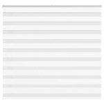 VIDAXL Store zebre blanc 155x100 cm largeur du tissu 150,9cm polyester