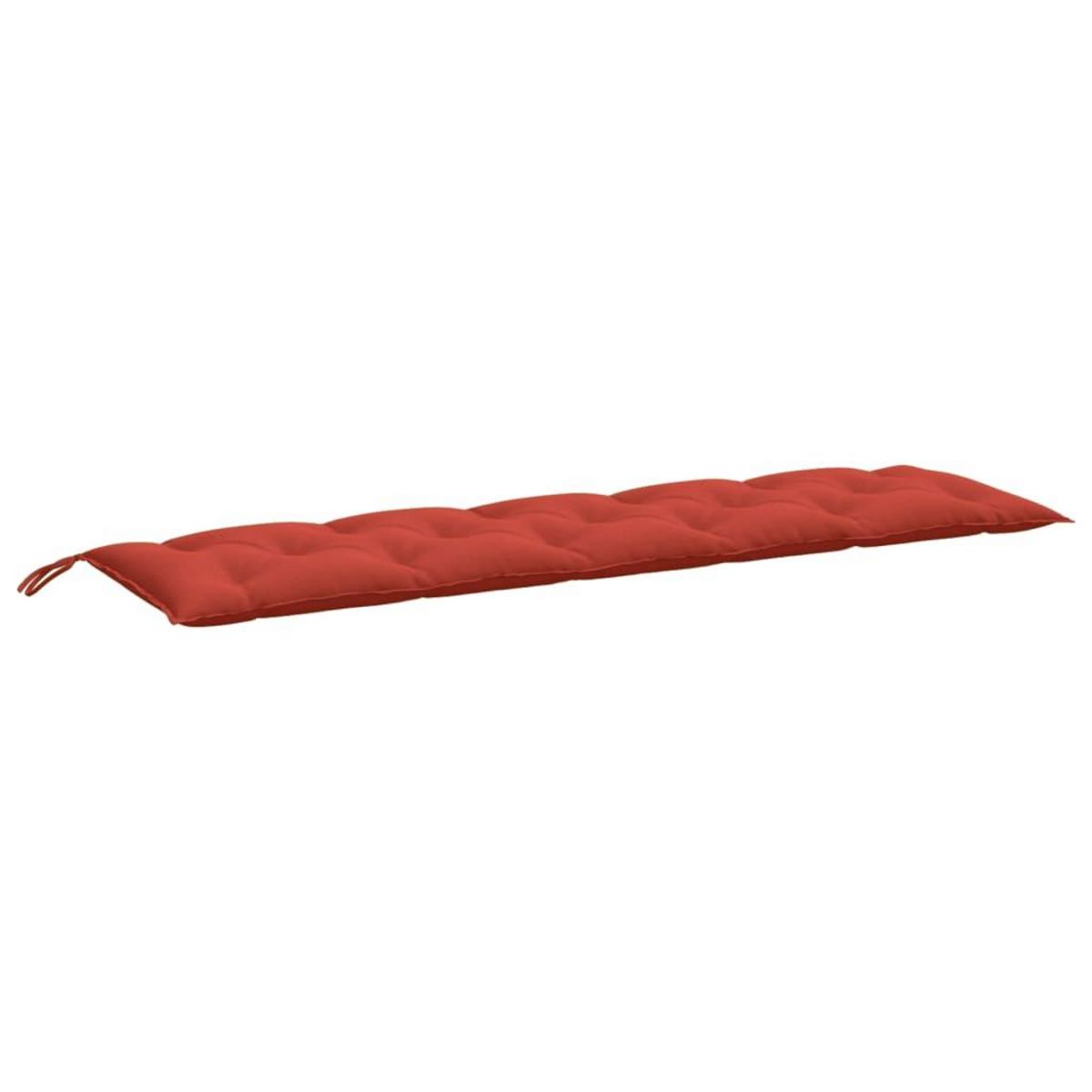 VIDAXL Coussin de banc de jardin rouge melange 180x50x7 cm tissu