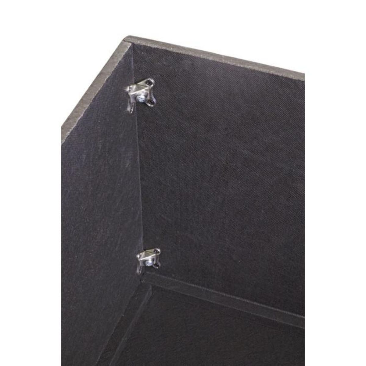 Paris Prix Coffret de Rangement Velours  Idaya  65cm Anthracite