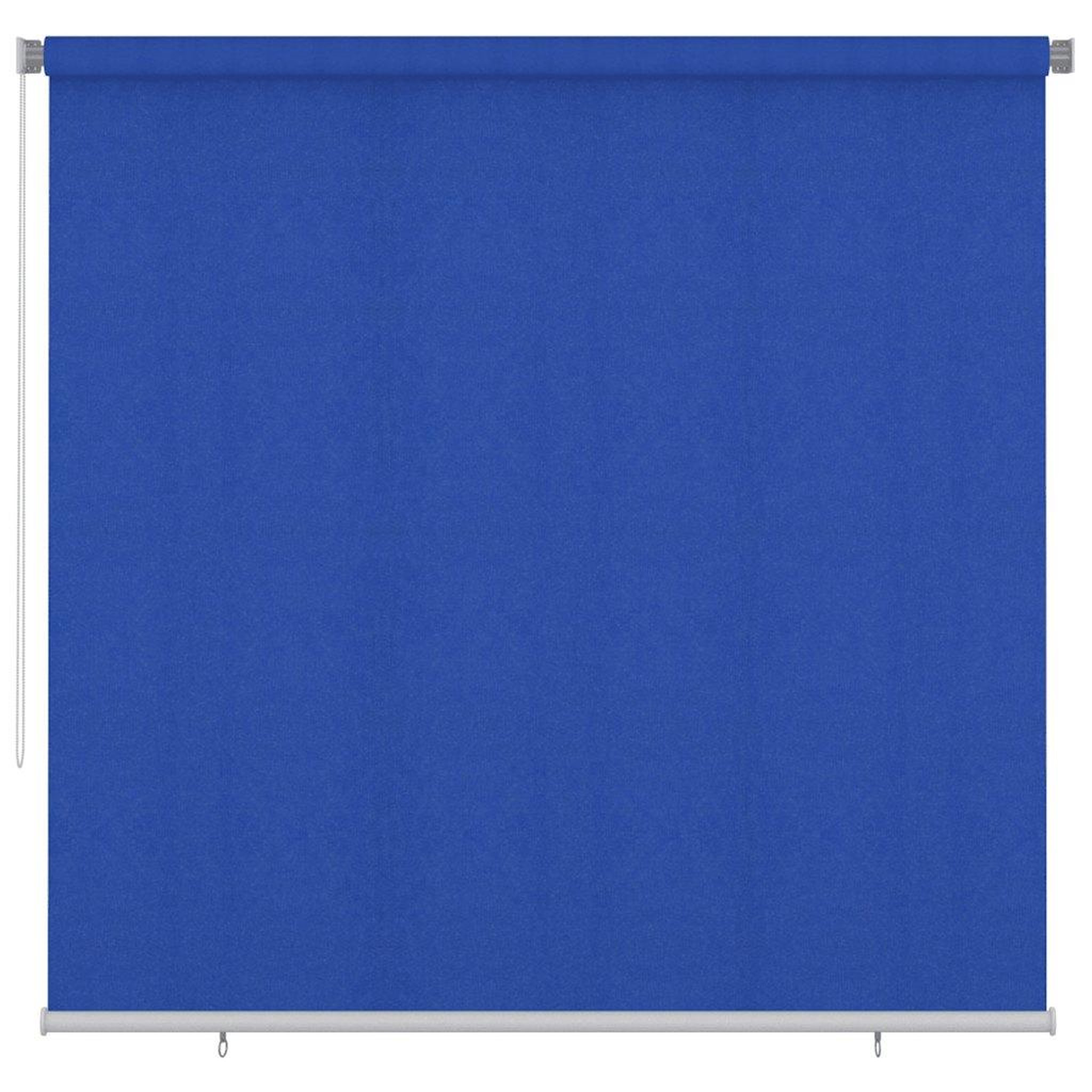 VIDAXL Store roulant d'exterieur 245 (l) x 230 (h) cm bleu hdpe