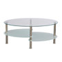 Voir la diapositive 2 : VIDAXL Table basse avec design exclusif Blanc