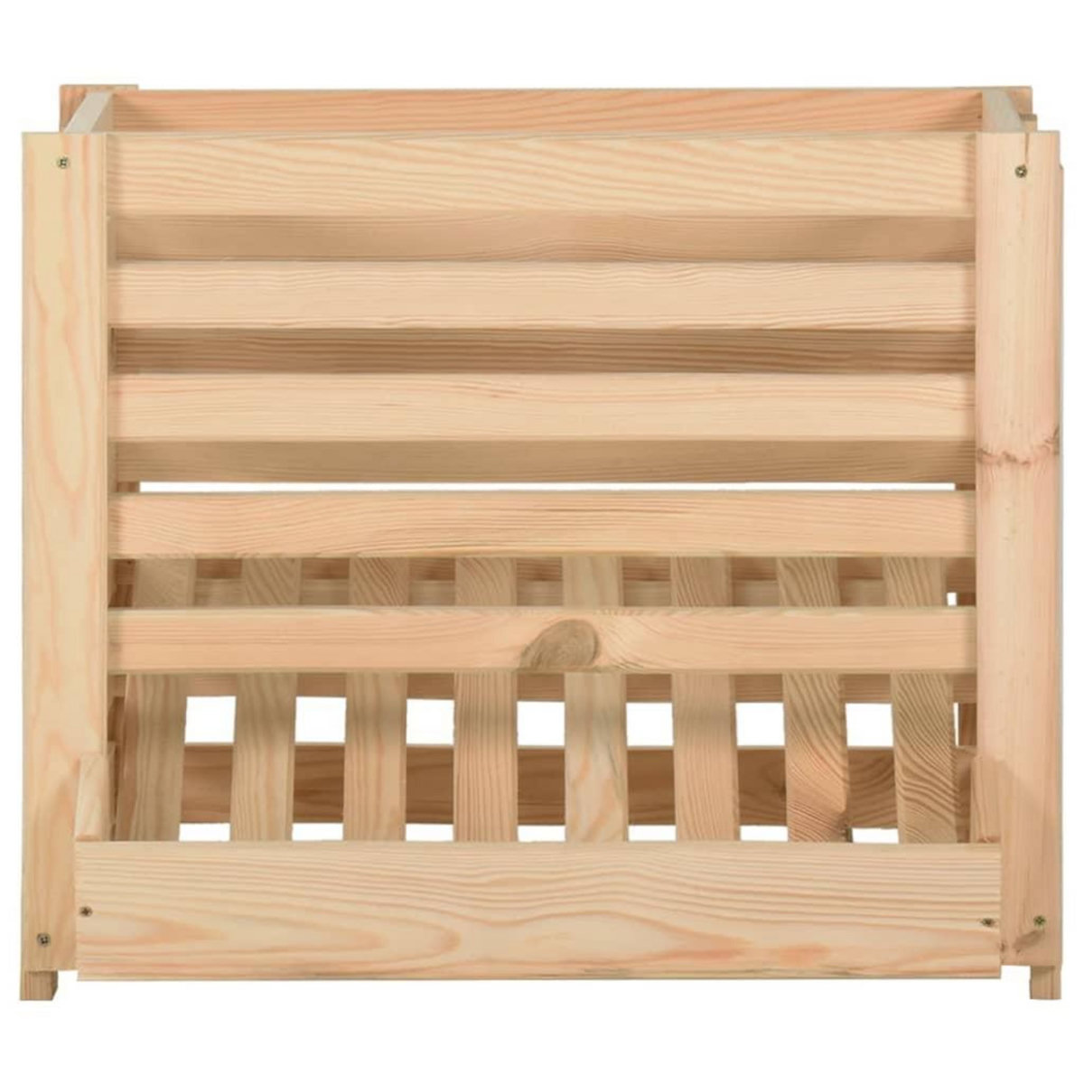 VIDAXL Boîte a pommes de terre 60x40x50 cm Bois de pin solide