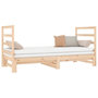 Voir la diapositive 3 : VIDAXL Lit coulissant sans matelas 2x(90x190) cm