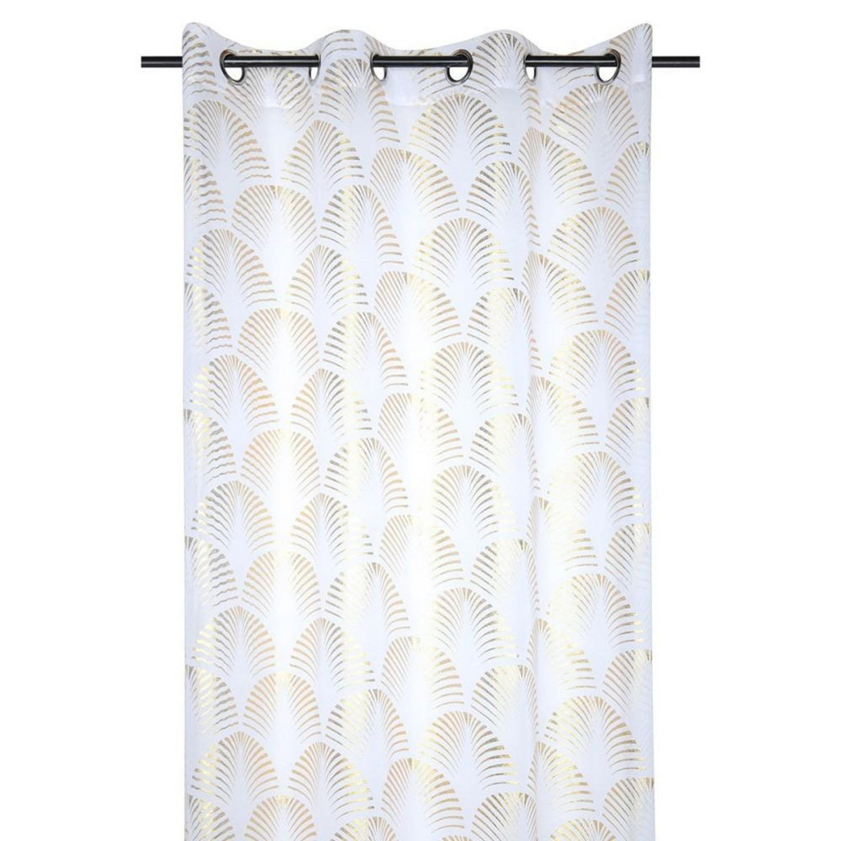 Lovely Casa Voilage à œillets 140x260 cm Maldives or