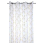 Lovely Casa Voilage à œillets 140x260 cm Maldives or