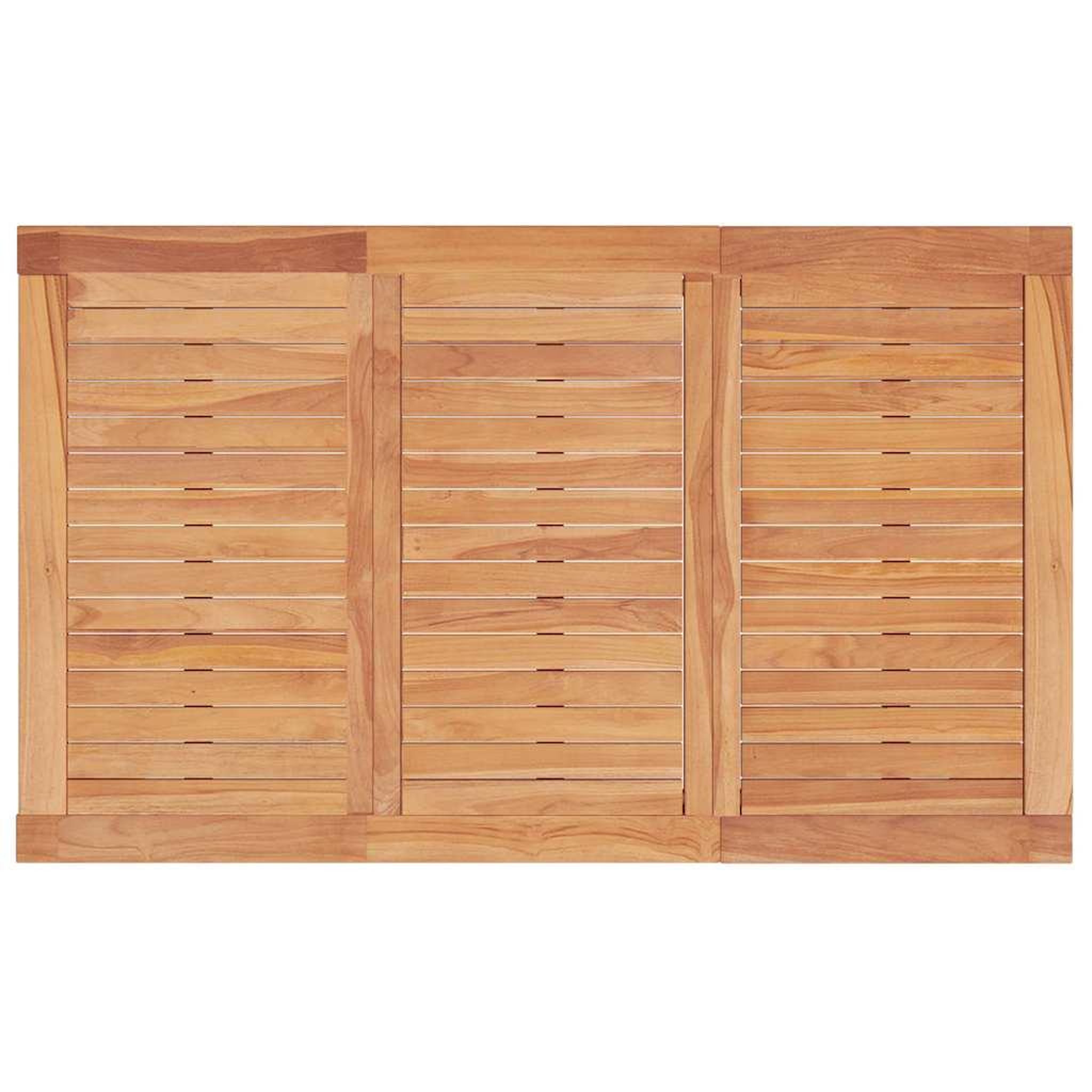Voir la diapositive 5 : VIDAXL Table a dîner de jardin 150x90x75 cm bois massif de teck