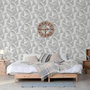 Voir la diapositive 1 : DUTCH WALLCOVERINGS DUTCH WALLCOVERINGS Papier peint Onyx Gris clair