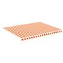 Voir la diapositive 2 : VIDAXL Tissu de remplacement pour auvent Jaune et orange 4,5x3,5 m