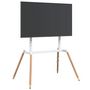 Voir la diapositive 3 : VIDAXL Support TV chevalet pour écran 37 86 pouces max VESA 400x600 mm