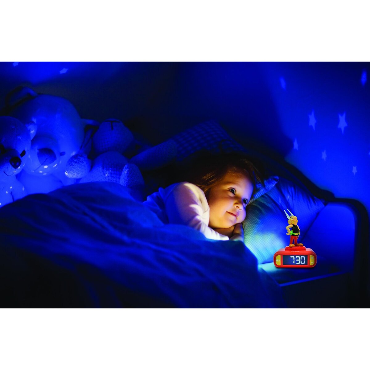Lexibook Réveil avec veilleuse Astérix en 3D
