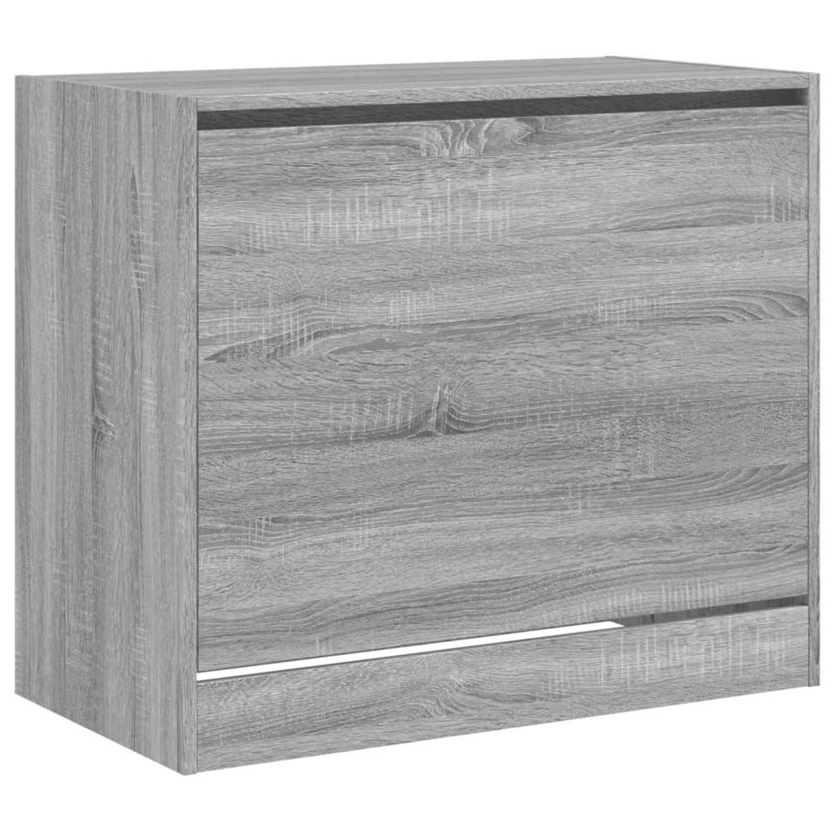 VIDAXL Armoire a chaussures sonoma gris 80x42x69 cm bois d'ingenierie