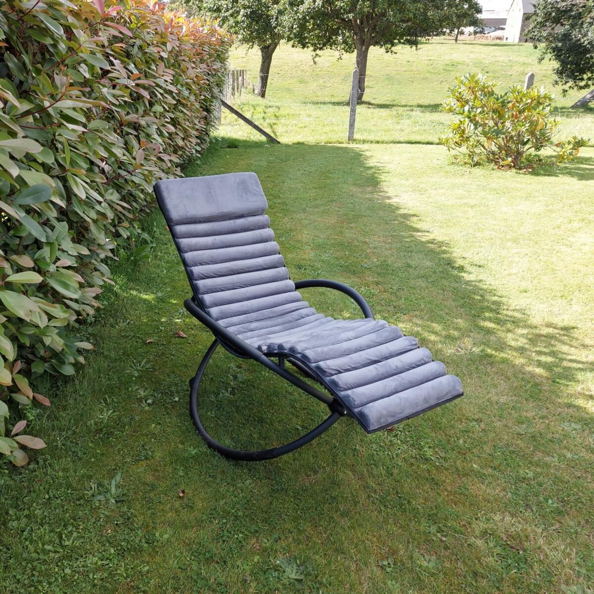 Keter Bain de soleil à bascule swing luxe monaco - gris - 14-700871