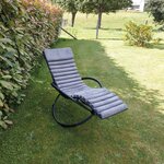 Keter Bain de soleil à bascule swing luxe monaco - gris - 14-700871