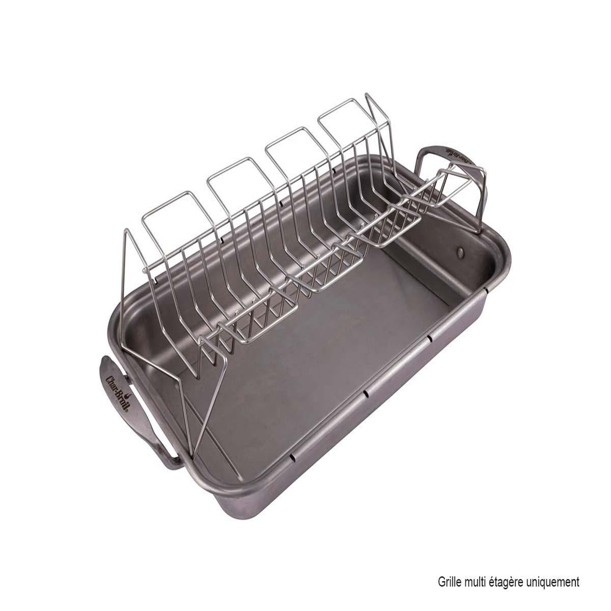 Voir la diapositive 2 : CHAR-BROIL Grille multi-étagère en inox grill+® - char-broil
