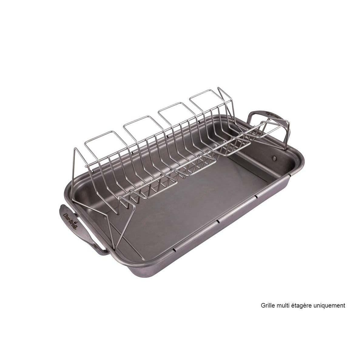 CHAR-BROIL Grille multi-étagère en inox Grill+® - Char-Broil