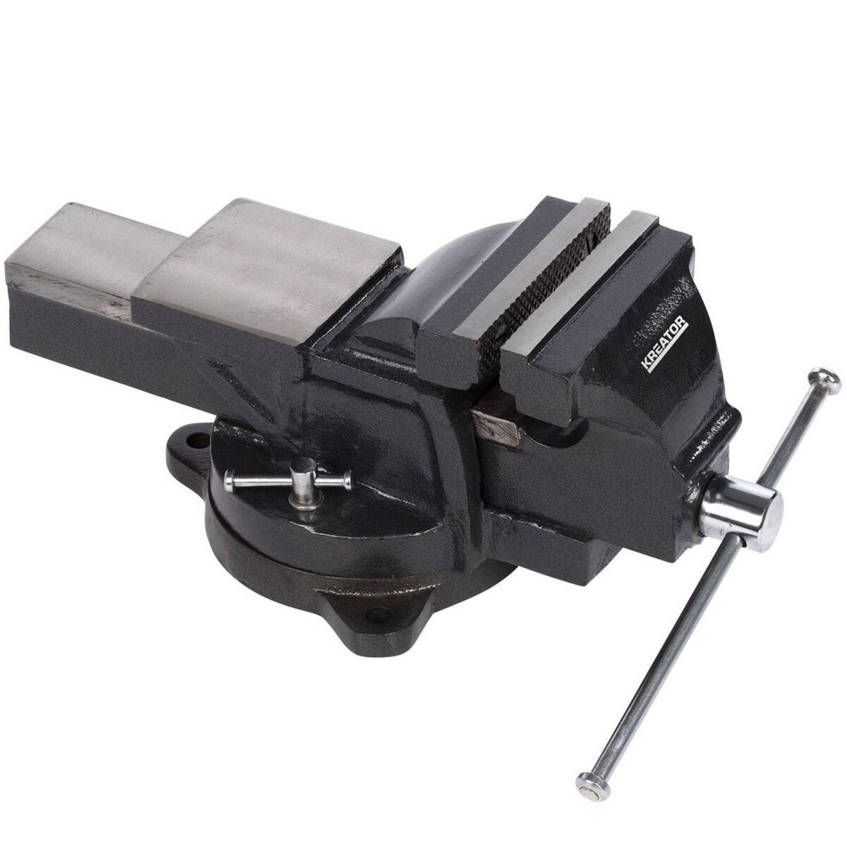 KREATOR Etau en acier 125mm base tournante 360° Kreator