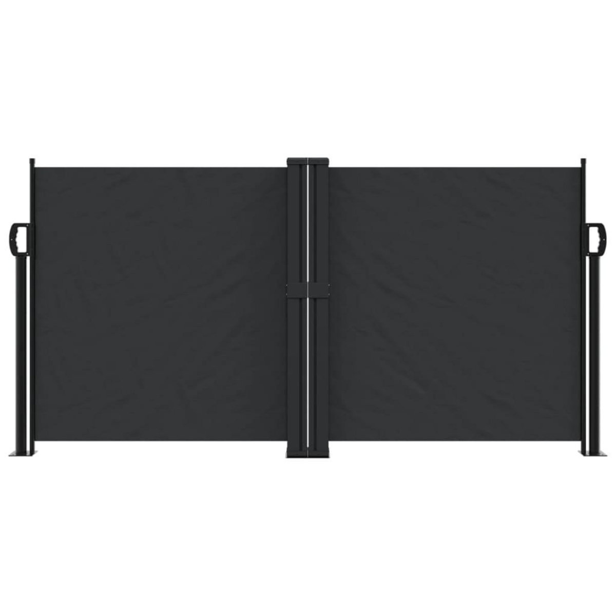 VIDAXL Auvent lateral retractable noir 120x1200 cm