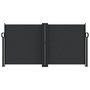 Voir la diapositive 3 : VIDAXL Auvent lateral retractable noir 120x1200 cm