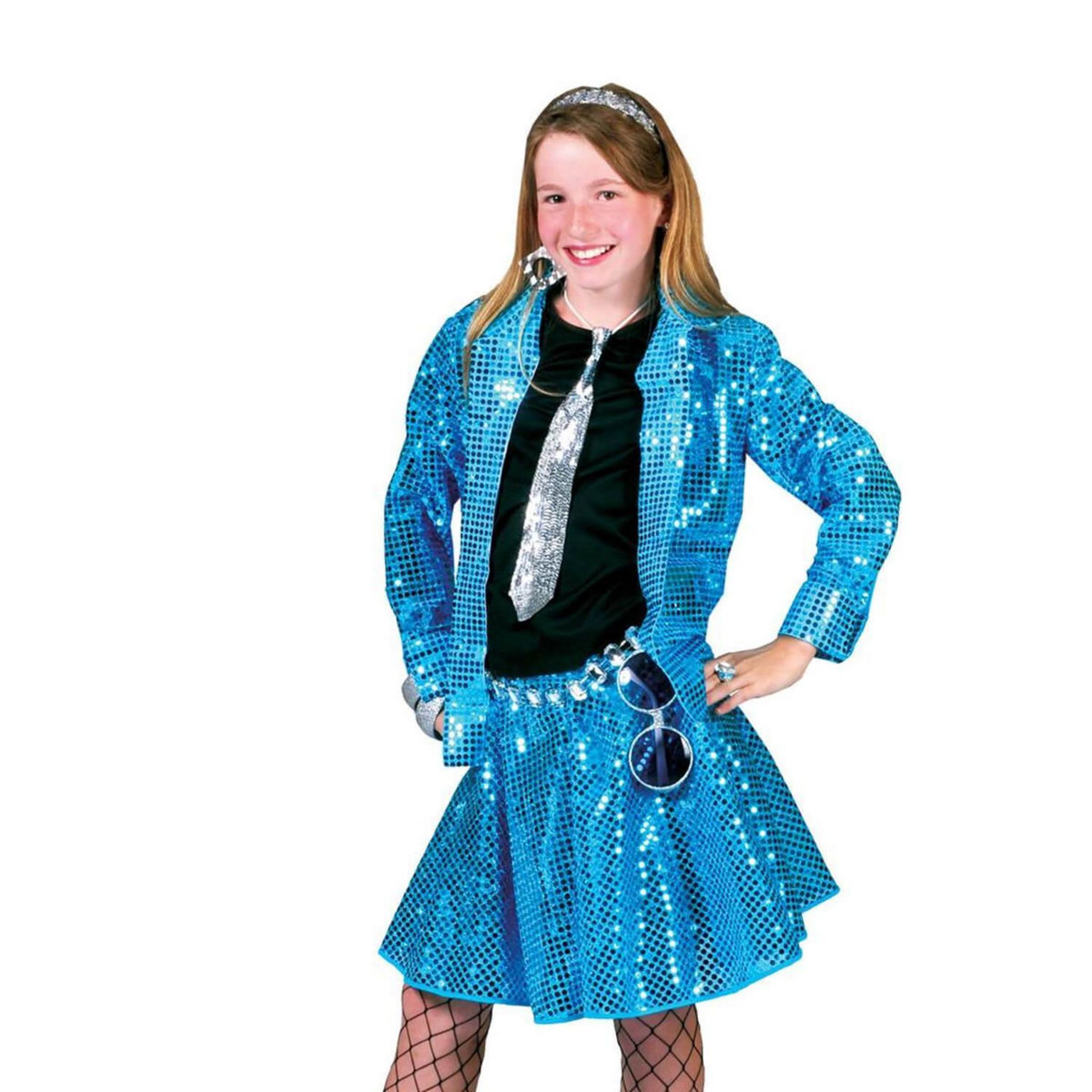 FUNNY FASHION Chemise Disco Enfant - 14/16 ans (156 à 174 cm)