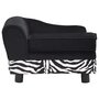 Voir la diapositive 5 : VIDAXL Canape pour chien Noir 57x34x36 cm Peluche