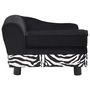Voir la diapositive 5 : VIDAXL Canape pour chien Noir 57x34x36 cm Peluche