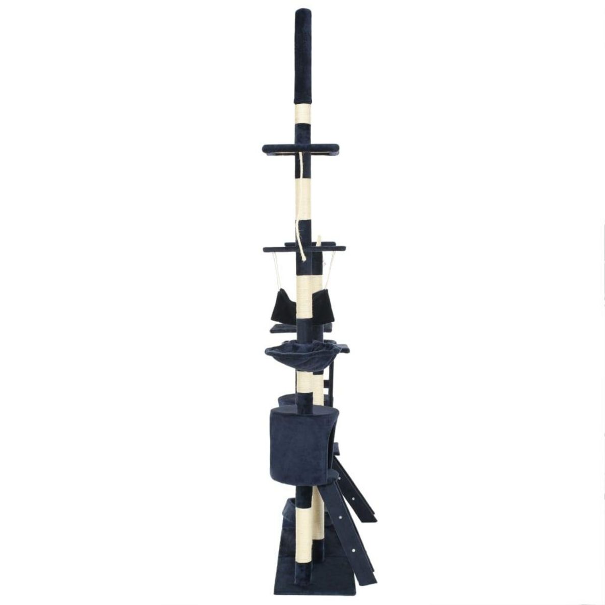 VIDAXL Arbre a chat avec griffoirs en sisal 230-250 cm Bleu