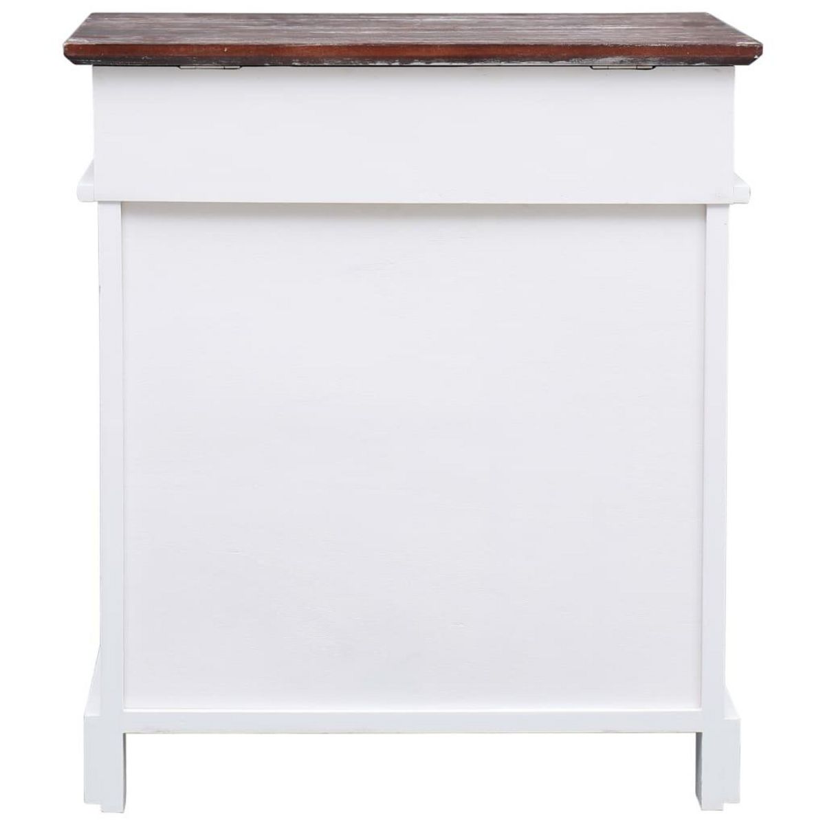 VIDAXL Armoire a chaussures Marron 50 x 28 x 58 cm Bois de Paulownia