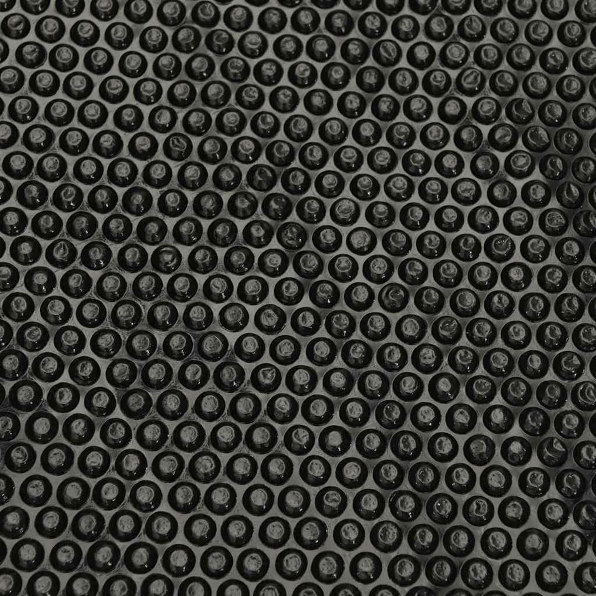 VIDAXL Couverture de piscine Noir 488 cm PE