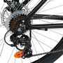Voir la diapositive 2 : SCRAPPER Vélo VTT 27,5''  Femme   Scrapper Exalta 3.1    avec cadre rigide en aluminium - Double Freins à Disques - 21 vitesses - Fourche télescopique - Potence Head Set et équipement Shimano + Jantes profilées et renforcées noires