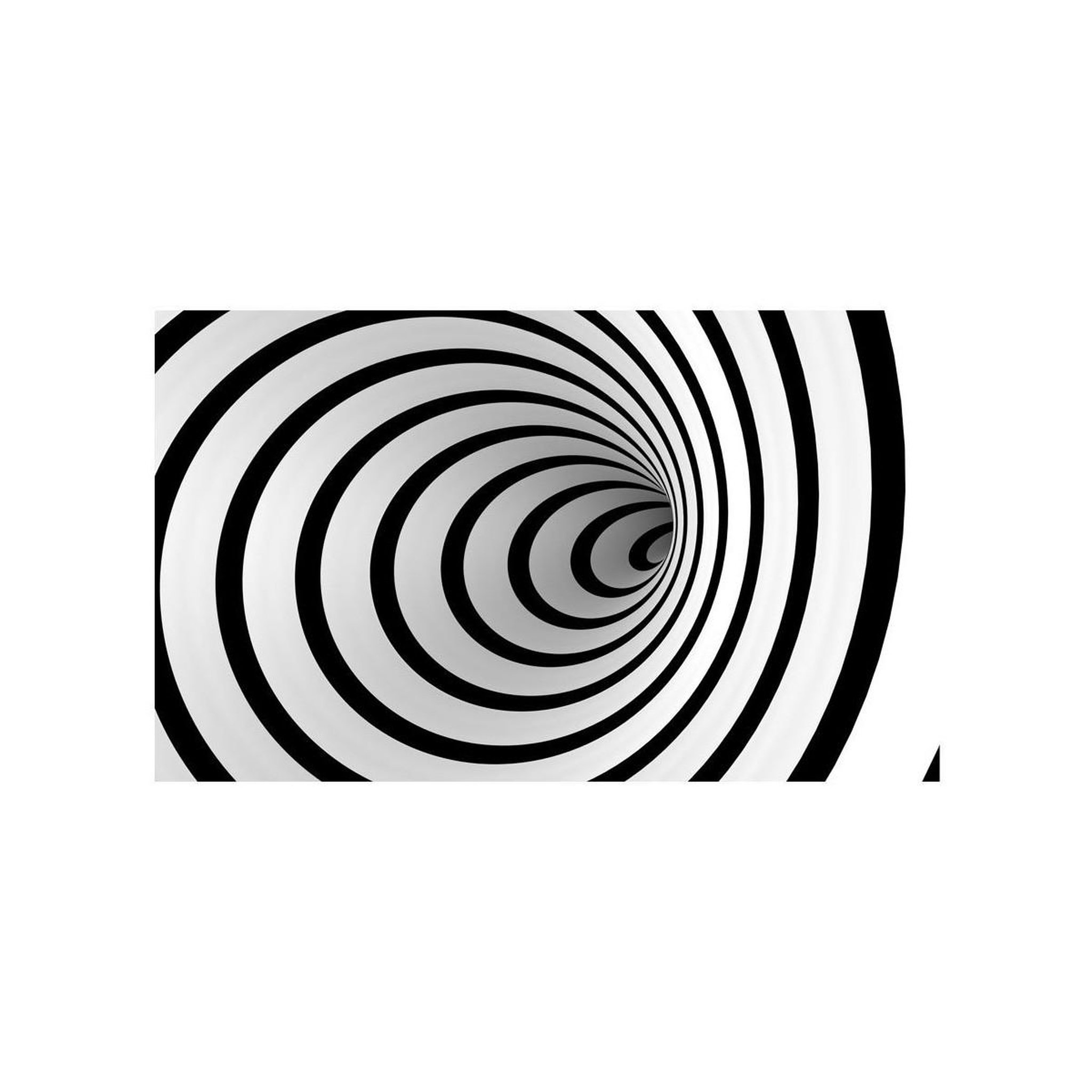 Voir la diapositive 2 : Paris Prix Papier peint  tunnel 3d noir & blanc ii  450x270cm