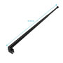 Voir la diapositive 3 : Barre droite extensible PARMA 2 BLACK  70-100cm