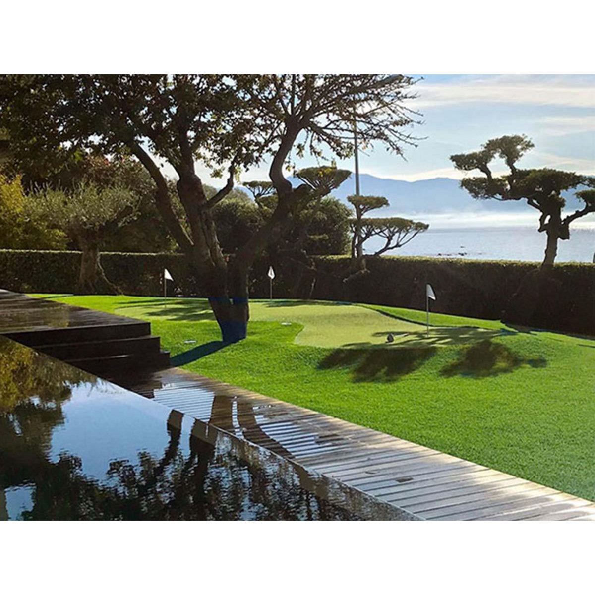 JARDIDECO Gazon synthétique Pelouse 52 mm Liverpool - Largeur 2m x Longueur 1m