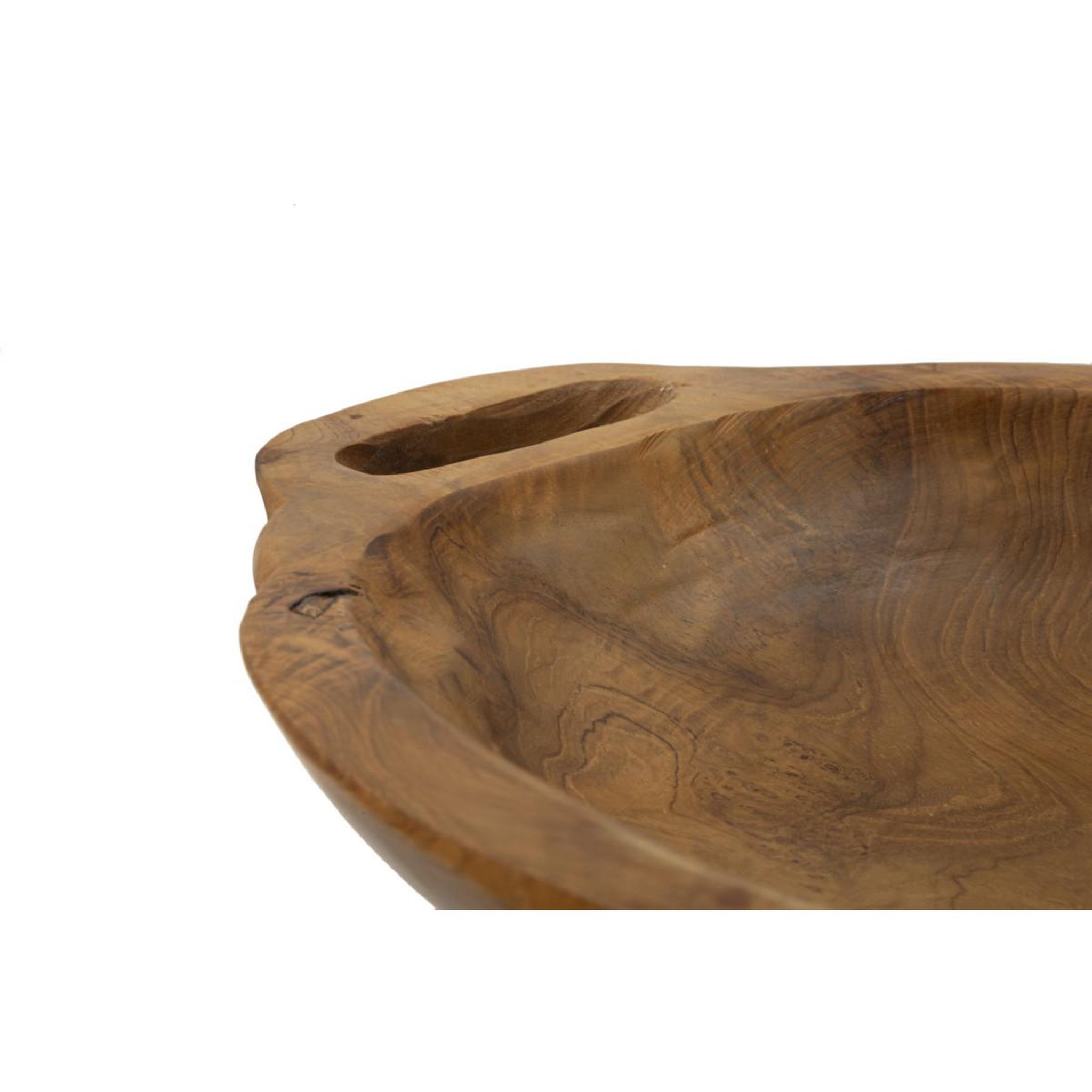 Voir la diapositive 3 : Paris Prix Vide-poche en bois avec poignées  wan  37cm naturel