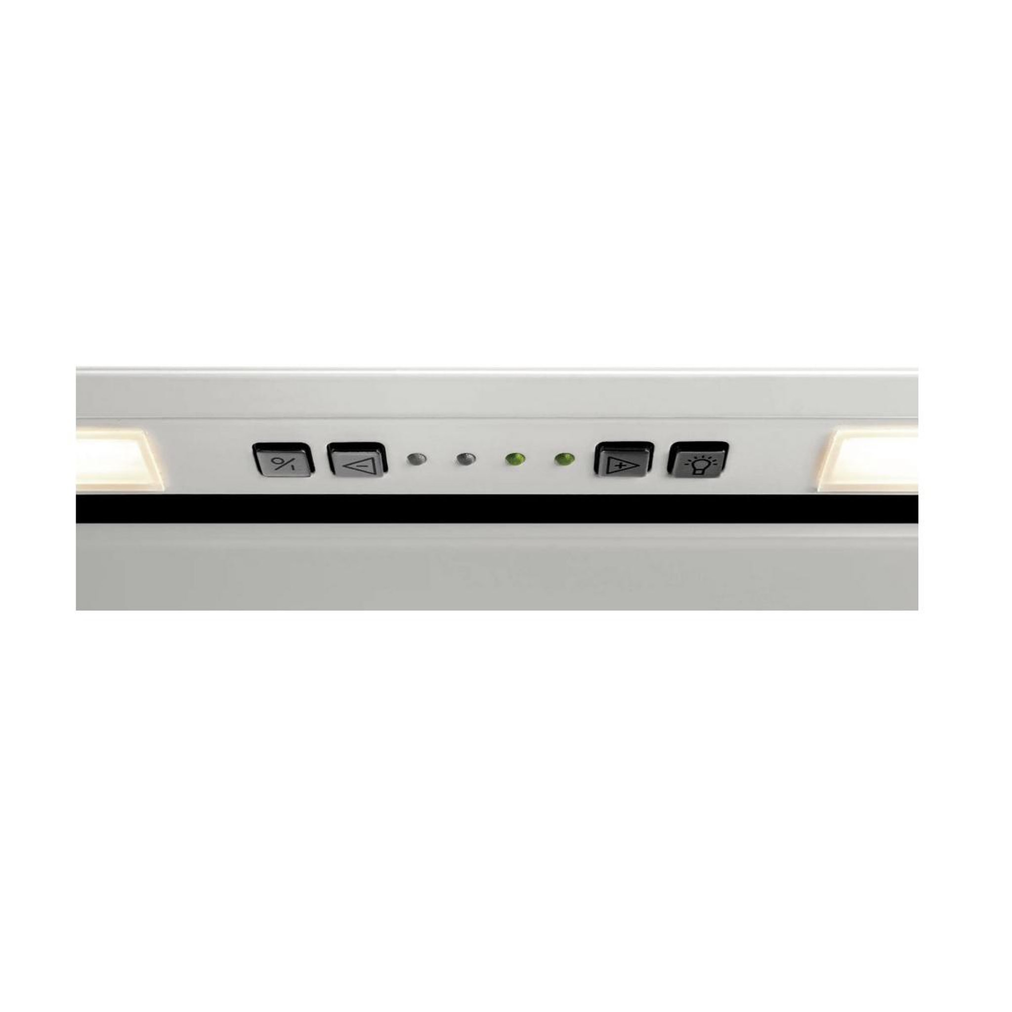 Voir la diapositive 3 : Novy Hotte encastrable crystal 26080  90cm verre blanc