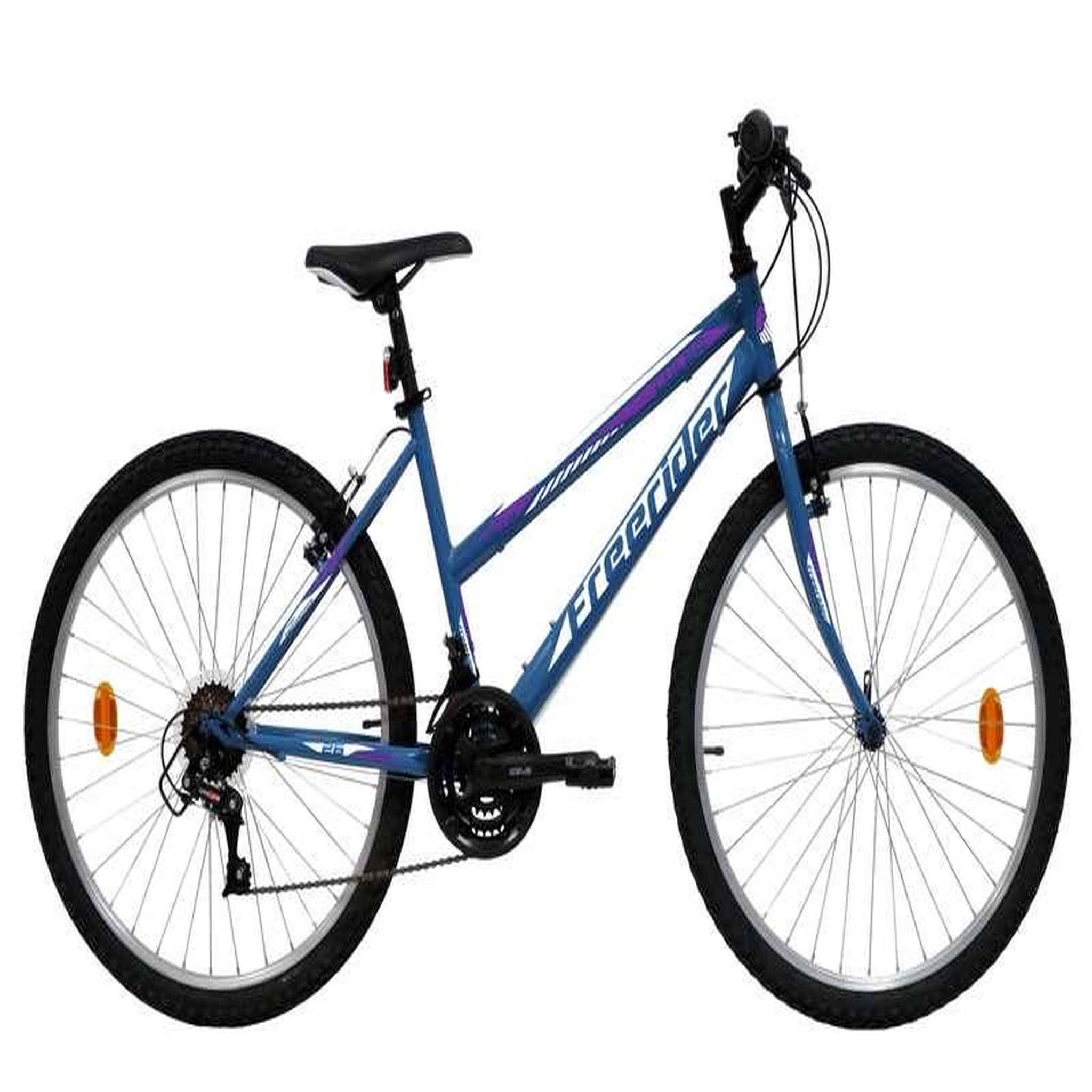 FREERIDER Vélo VTT 26'' Rigide Femme   Lulea/Freerider   avec cadre acier - 18 vitesses – Freins V-Brake et Jantes en aluminium
