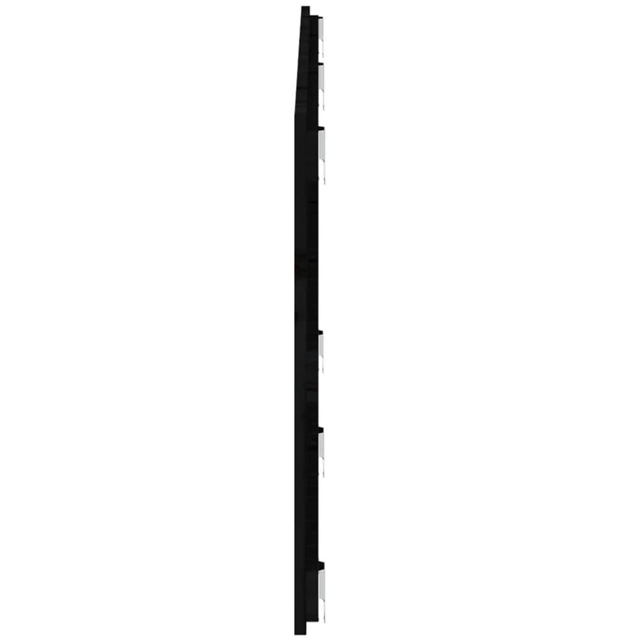 Voir la diapositive 5 : VIDAXL Tete de lit murale Noir 159,5x3x60 cm Bois massif de pin