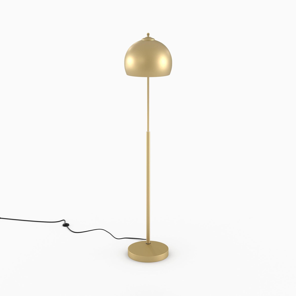 Rendez vous déco Lampadaire en métal couleur noir et laiton - Dinard