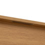 Voir la diapositive 6 : FIVE Commode 3 Tiroirs  Framy  80cm Marron