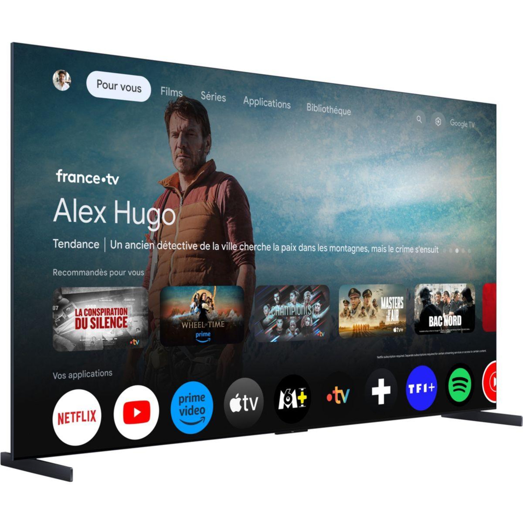 Voir la diapositive 3 : TCL TV Mini Led 98X11K 2025-98 pouces (248cm)