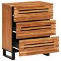 Voir la diapositive 3 : VIDAXL Buffets 2 pcs 60x34x75 cm bois d'acacia massif