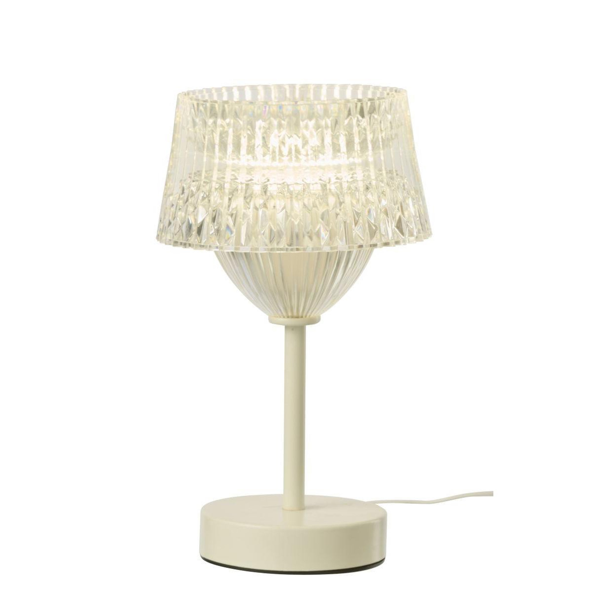 Voir la diapositive 2 : J-LINE Lampe à poser à led  touch  25cm blanc