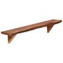 Voir la diapositive 3 : VIDAXL Etageres murales 2 pcs 90x20x18 cm Bois d'acacia massif