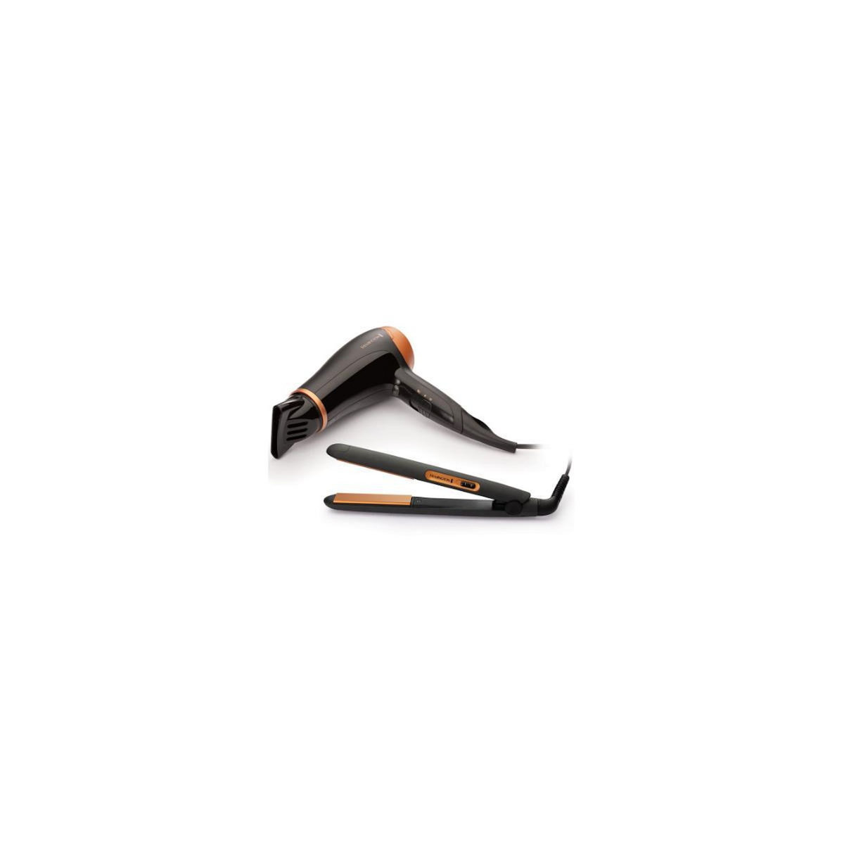 REMINGTON Ensemble de soins capillaires Remington Easo Magno Sl Beige et Noir