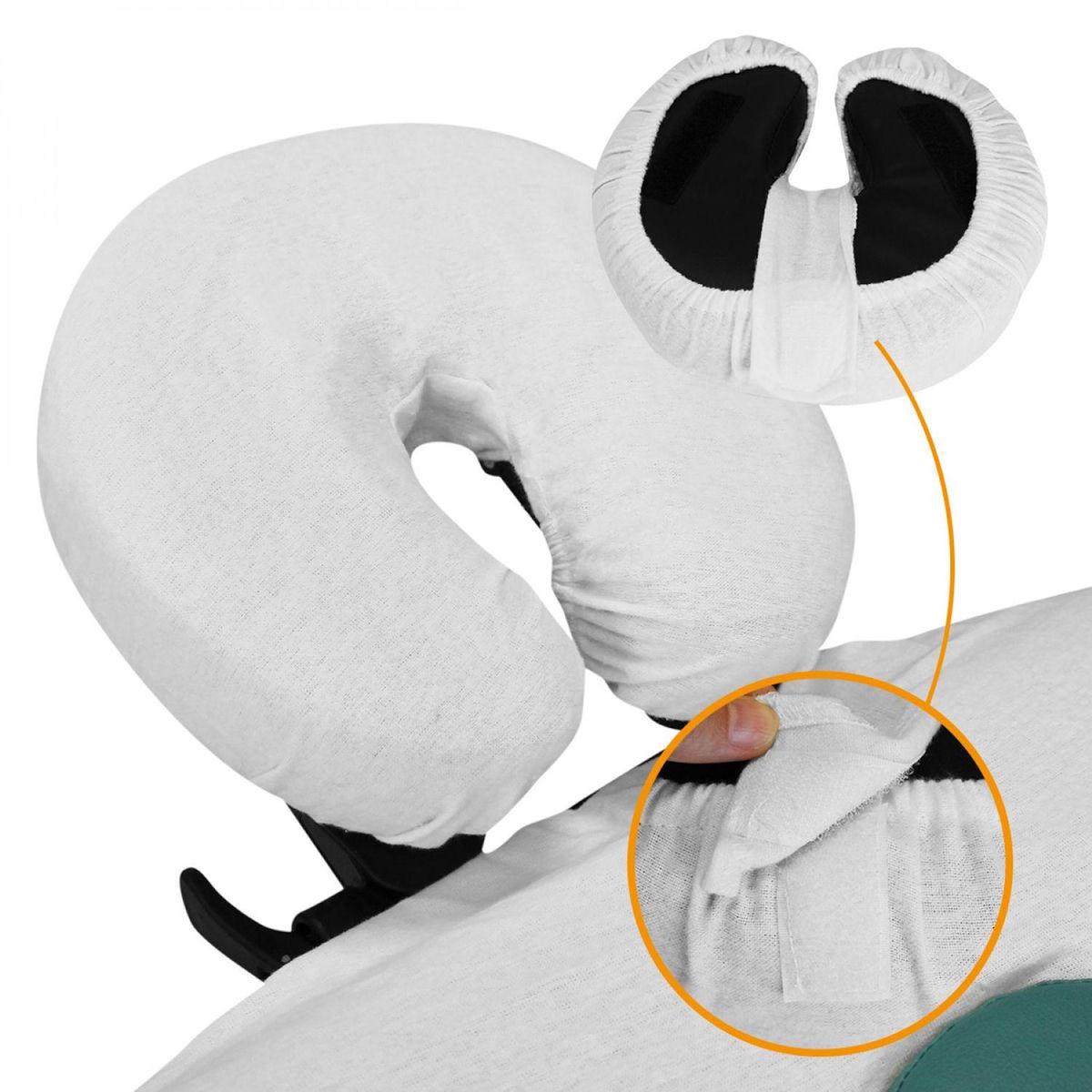 VIVEZEN Set de drap + drap-housse complet pour table de massage - Flanelle - Blanc