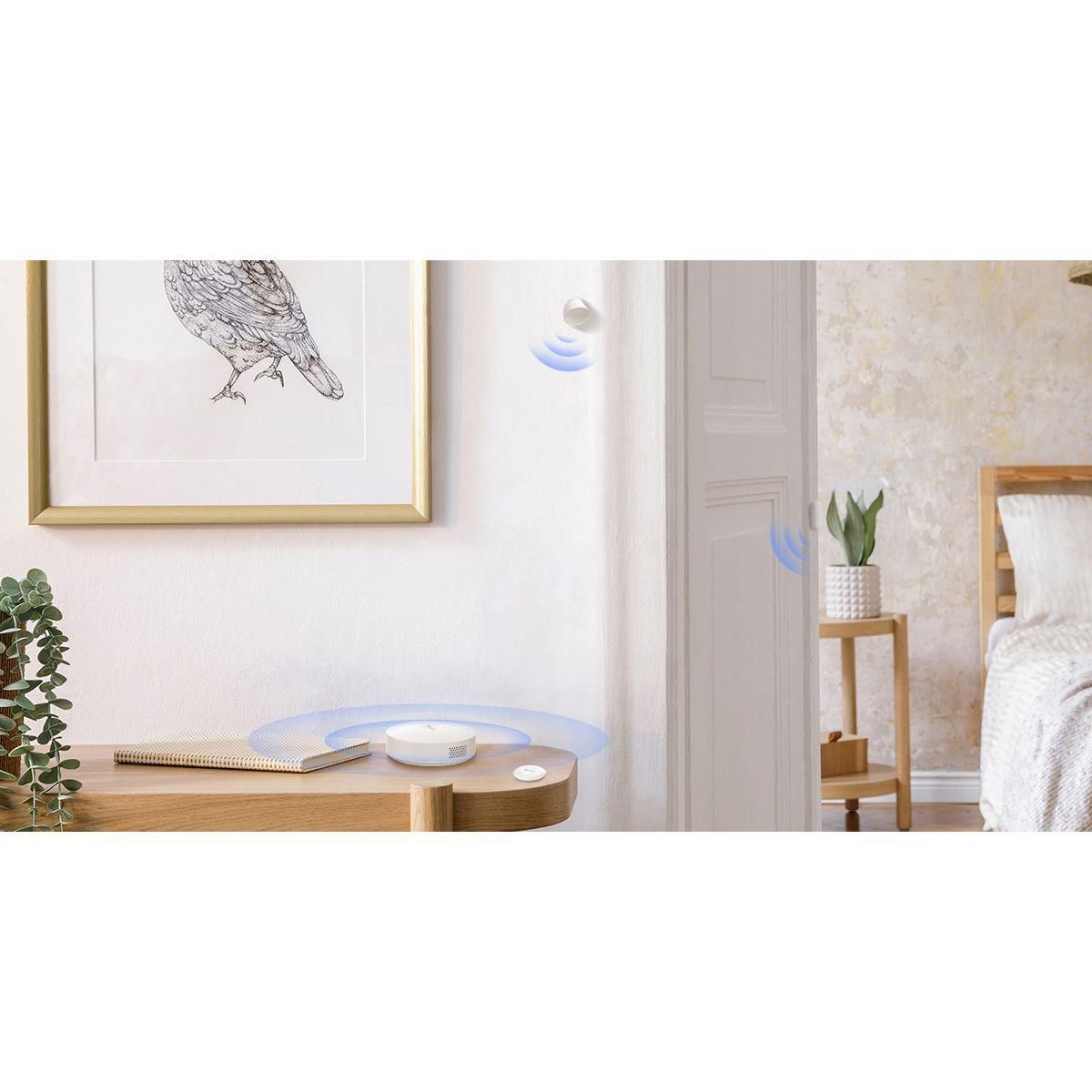 EZVIZ Alarme maison avec Hub/Sirène + 2 detecteurs +1 bouton